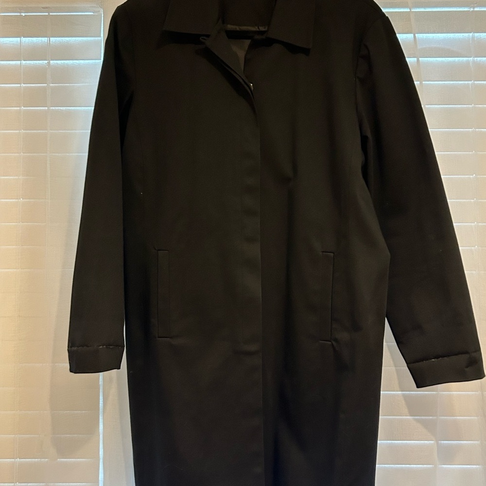 Classic Black Overcoat